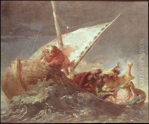 Christ on the Lake of Tiberias by Giovanni Domenico Tiepolo