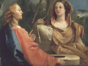 Christ and the Samaritan woman by Giovanni Domenico Tiepolo