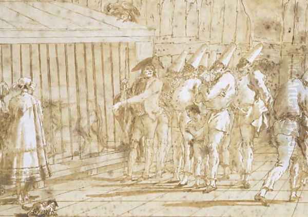 The Lions Cage, c.1800 - view 1