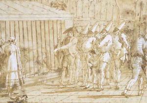 The Lions Cage, c.1800 by Giovanni Domenico Tiepolo