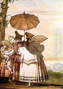 The Summer Promenade, c.1757 by Giovanni Domenico Tiepolo