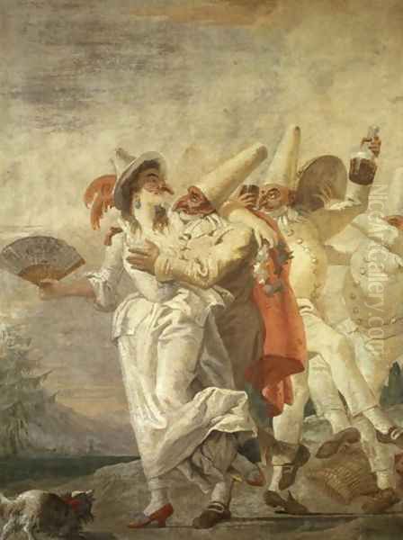 Pulcinella in Love, c.1793 - view 1