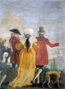 The Walk, c.1791 by Giovanni Domenico Tiepolo