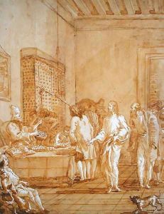 The Calling of St. Matthew by Giovanni Domenico Tiepolo