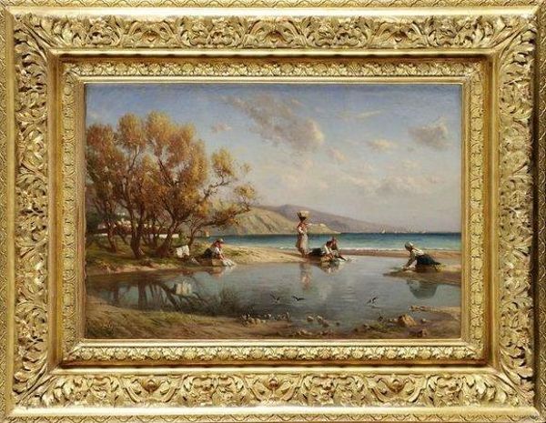 Les Laveuses En Bord De Mer - view 1