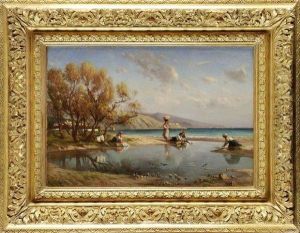 Les Laveuses En Bord De Mer