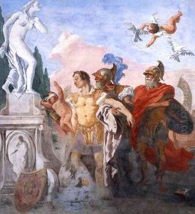 Rinaldo Leaving the Garden of Armida by Giovanni Domenico Tiepolo
