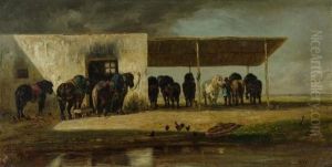 Pferdestall. 1867.
