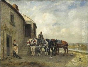 Attelage by Jules Jacques Veyrassat
