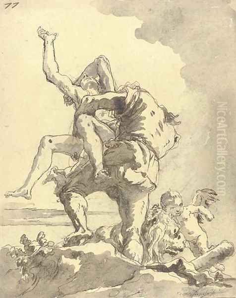 Hercules and Antaeus 6 - view 1