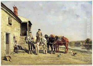 Les Chevaux De Halage Au Relais