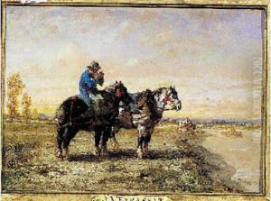 Relais Des Chevaux De Halage by Jules Jacques Veyrassat