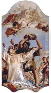 The Stoning of Saint Stephen by Giovanni Domenico Tiepolo