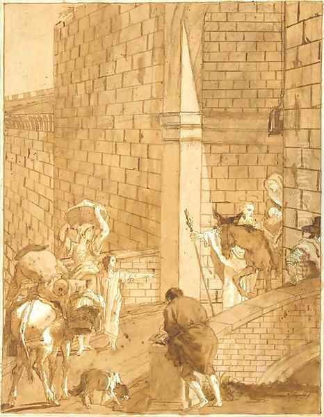 The Flight into Egypt - view 1