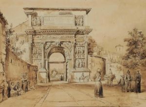 Arco Traiano by Achille Vianelli