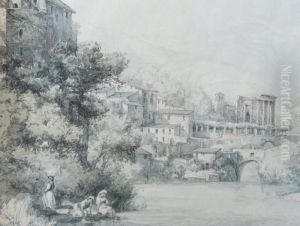 La Baie De Naples by Achille Vianelli