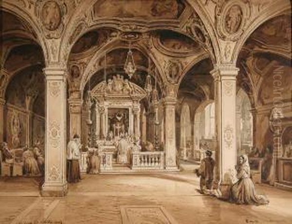 Interno Del Duomo Di San Matteo A Salerno - view 1