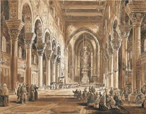 Interno Del Duomo Di Monreale