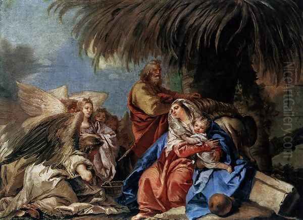 The Rest on the Flight to Egypt - view 1