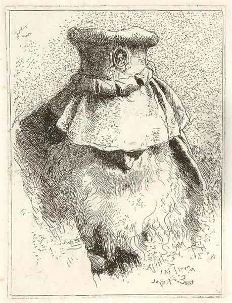 Old Man with a large Hat, from Raccolta di Teste - view 1