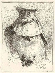 Old Man with a large Hat, from Raccolta di Teste by Giovanni Domenico Tiepolo