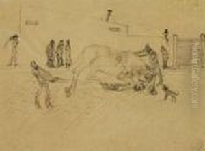 Cavallo Morente by Lorenzo Viani
