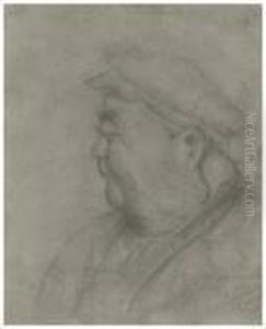Ritratto Di Attilio Balena 1931 by Lorenzo Viani