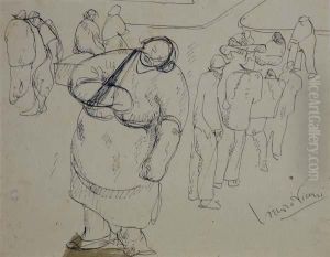 In Piazza by Lorenzo Viani