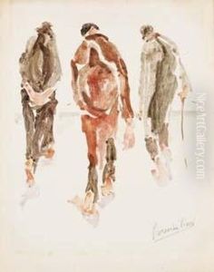 Vecchi Viareggini - (1912-13) by Lorenzo Viani