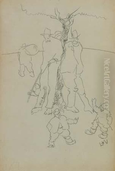 Figure Con Albero - view 1