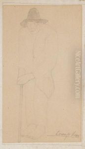 Vecchio Con Bastone (1913-1914)