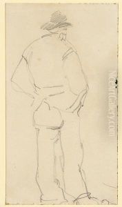 Figura Di Uomo by Lorenzo Viani