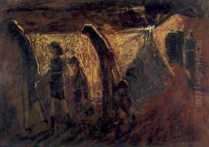 Processione Per I Morti Del Mare by Lorenzo Viani