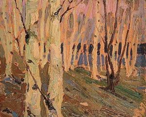 Birch Grove by Tom Thomson
