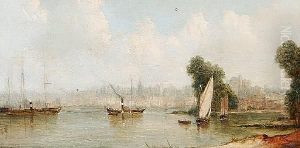 Shipping On An Estuary - view 1