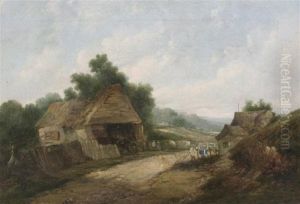 Cottages In A Landscape