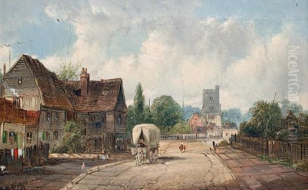 A Town Street Scene - view 1