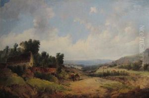 Cottage In English Landscape