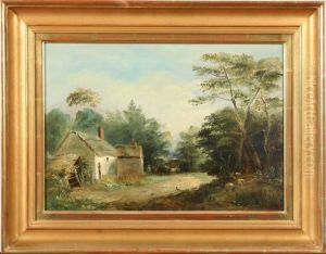 Tillskriven, Landskap, Signerad Alfred Vickers