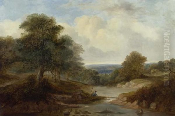 Landscape With Fishermen. - view 1
