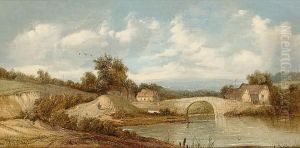 Landscape With A Figure Walking Beside A River
