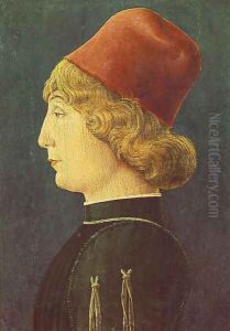 Portrait of a Young Man 1450-52 by Cosme Tura