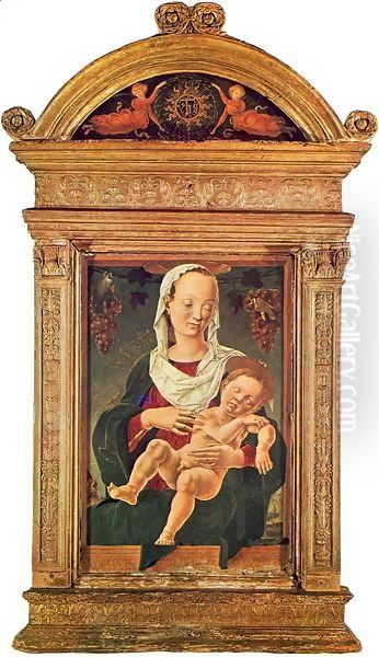 The Madonna of the Zodiac c. 1453 by Cosme Tura