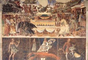 Allegory of June- Triumph of Mercury 1476-84