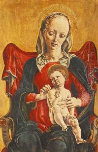 Madonna with the Child 1475 by Cosme Tura