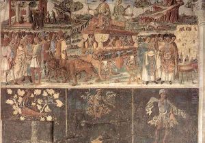 Allegory of July: Triumph of Jupiter by Cosme Tura