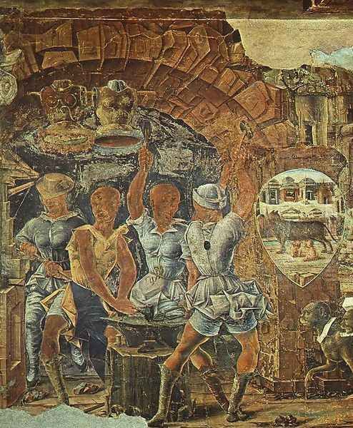 Allegory of September- Triumph of Vulcan (detail-1) 1476-84 - view 1
