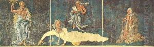 Allegory of August- Triumph of Ceres (detail-1) 1476-84