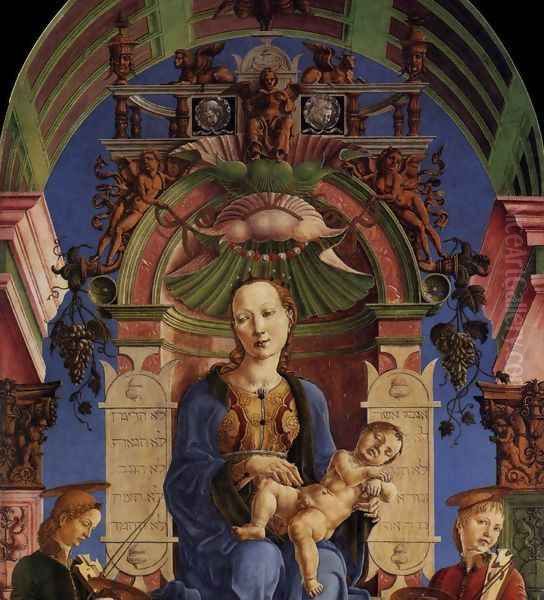Madonna with the Child Enthroned (detail) 1474 - view 1