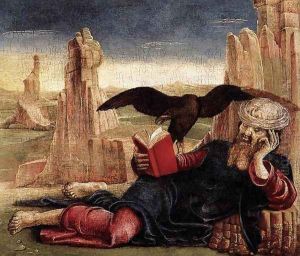St John the Evangelist on Patmos c. 1470 by Cosme Tura